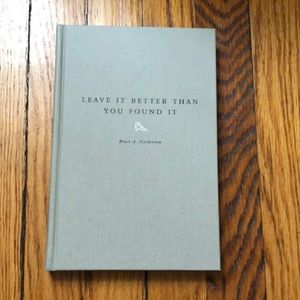 Leave It Better Than You Found It - Nordstrom Book